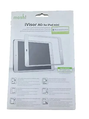 MOSHI IPad Mini 1 2 3 Screen Protector IVisor AG Advanced Protect WHITE • $12.99
