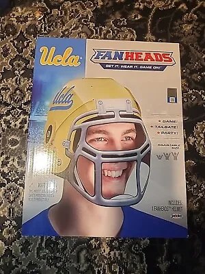 New Fan Heads UCLA Bruins Helmet 1 Size Fits All • $13.99