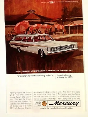 1965 Mercury Colony Park Wagon Print Ad  • $11.99
