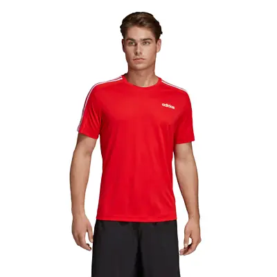$25.96 • Buy Adidas Mens D2m 3-Stripes Training Active Tee T-Shirt