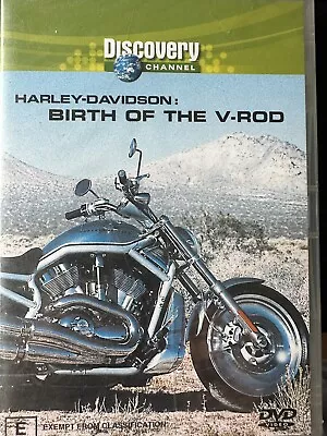 NEW SEALED   HARLEY DAVIDSON THE BIRTH OF THE V ROD Region 4   DVD • $5.99