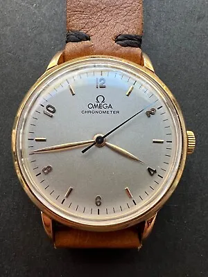 1944 Omega Chronometer 30t2rg SC 18K Solid Gold • $1895