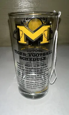 1970 Missouri University Tigers Football Mizzou Drinking Glass Orange Sugar Bowl • $14.99