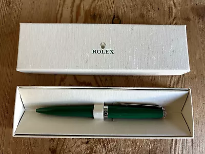 Rolex - Ballpoint Pen - Green - With Box - For Collectors • $663.53