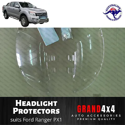 Headlight Protectors For Ford Ranger PX1 2011 -  2015 Clear HeadLamp Cover  • $67.90