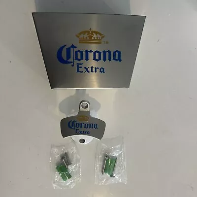 Corona Wall Mounted Bottle Opener & Cap Catcher Merchandise Man Cave Beer Bar • $18.90