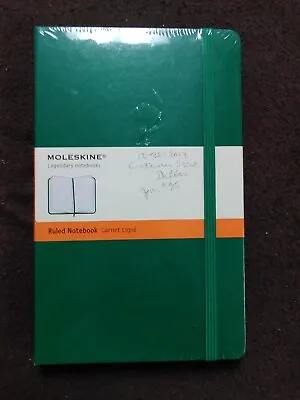 Moleskine Legendary Notebook Green 240 Pages 8x5 (13x21 Cm) • $8.99