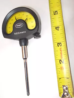 MAHR 1um Millimess Precision Dial Comparator Indicator 7 RUBIS 50-0-50 Germany • $235.16