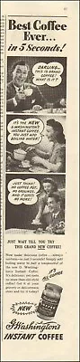 1944 Vintage Ad For G. Washington Instant Coffee Retro Jar Photo   101319 • $3.59