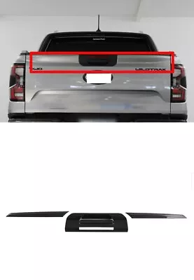 Carbon Fiber Tailgate Trunk Lid Moulding Cover For 2024 Ford Ranger Wildtrak XLT • $81.41