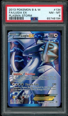 $120 • Buy Pokemon PSA 8 Lugia EX 134/135 Plasma Storm Near Mint