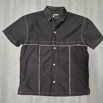 Vintage Macgear Glow In The Dark Shirt Hidden Zipper Pockets Skate 90s Large • $58.49
