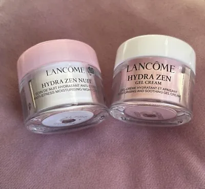 Lancome Hydra Zen Day Gel Cream 15ml & Nuit Anti Stress Night Cream 15ml • £10.99