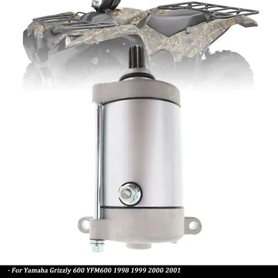 ATV Starter Motor For Yamaha Grizzly 600 YFM600 595Cc 1998 1999 2000 2001 • $29.99