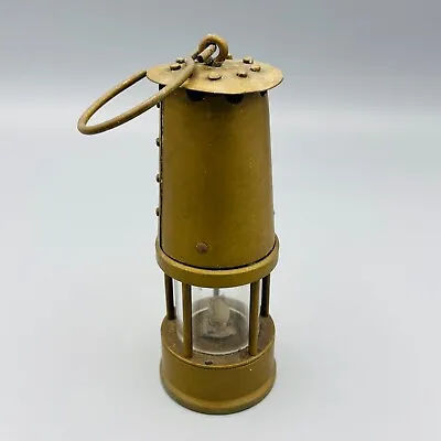 Miniature Brass Miners Protector Lamp Eccles • £12.95