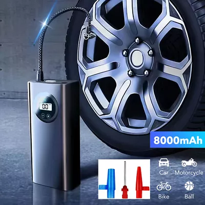 Portable Digital Tyre Inflator Pump 12V Air Compressor For Car Bike Motorcycle • $39.99