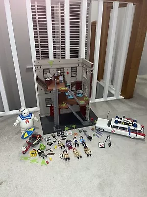 £49.99 • Buy Playmobil Ghostbuster Bundle 9219, 9220, 9221 And 9222. Fire Station, Ecto 1