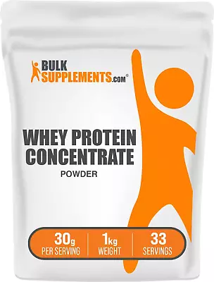 BULKSUPPLEMENTS.COM Whey Protein Concentrate Powder - Unflavored Protein Powder • $62.97