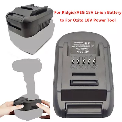 Battery Adapter For Ridgid 18V AEG Li-ion Battery To For OZITO 18V Cordless Tool • $33.39