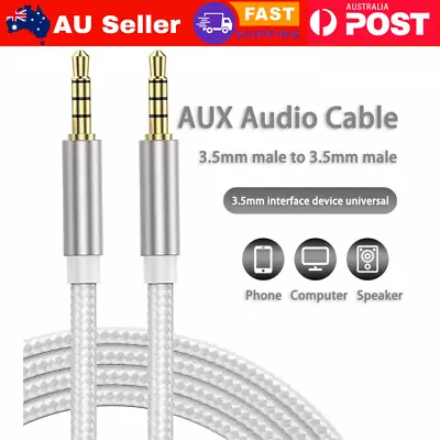AUX Cable 3.5mm Stereo Audio Extension Male To Male Auxiliary For Car Phone Cord • $3.99