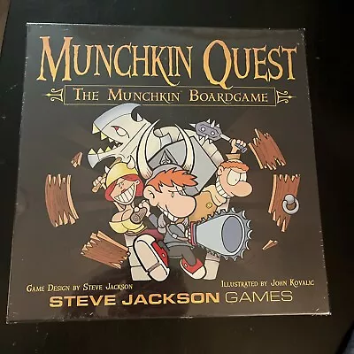 Munchkin Quest Boardgame Steve Jackson Games 1st Ed 1st Print New W/Shrink Wrap • $149.99