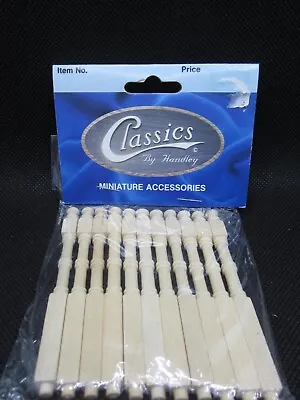 $4.99 • Buy Dollhouse Miniature Spindles Stair Balusters 1:12 Scale 2 1/2  Tall Posts
