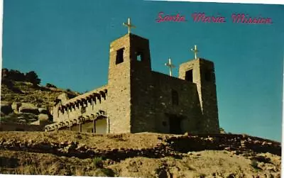 Santa Maria Mission McCartys New Mexico Postcard • $1.79