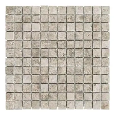 Light Emperador Polished Marble Mosaic - 1 X1  - 1 Pcs 4 X4  Sample Order • $9.90