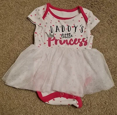 Pep&Co Daddys Little Princess With Sewn On Skirt Size Newborn • £4