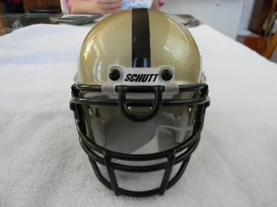 Used Schutt Army Black Knights Mini Helmet In Euc Cheapest On Ebay Metal F-mask • $21.99