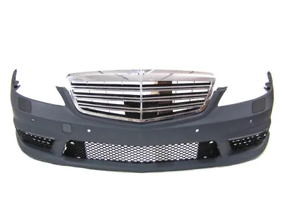 For 07-13 Mercedes  W221 S Class AMG Style Front Bumper W/ PDC + Front Grille • $629.99