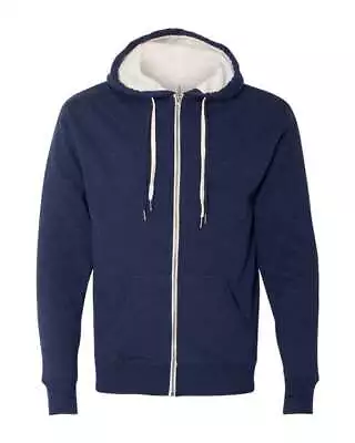 Independent Trading Co. Unisex Sherpa-Lined Hooded Sweatshirt FREE SHIPPING! • $38.54
