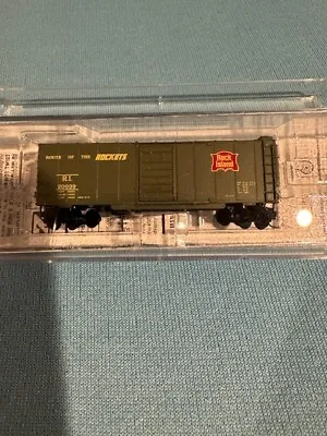 MTL Z Scale Rock Island 40' Standard Single Door Boxcar - 50000420 - Mint • $20