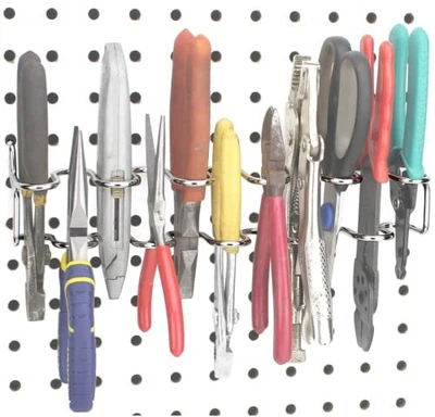 $16.57 • Buy Pegboard Pliers Holder - Holds 22 Pliers Per Rack - Hooks To Any Peg Board