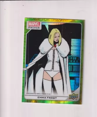 Emma Frost Yellow Spotlight Chase 2023 Marvel Platinum Upper Deck #d 313/399 • $5.50