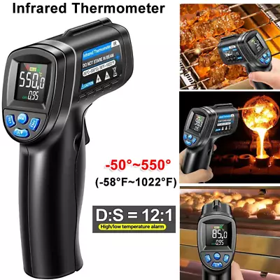 Laser Infrared Thermometer Food Digital Temperature Gun Smoker Pizza BBQ Sensor • $24.99