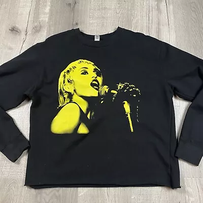 Miley Cyrus Midnight Sky Black Sweatshirt Size Women's Large L • $20.99