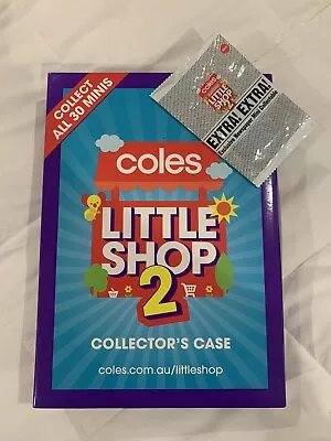 Coles Little Shop 2 Full Set With Collector Case And Newspaper • $20