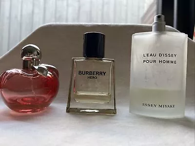 3 X Perfume Bundle Burberry Nina Ricci Issey Miyaki • $5.50
