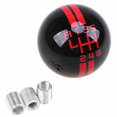 For Ford Mustang GT500 6 Speed Manual Gear Shift Knob Shifter Black Round Ball • $17.72