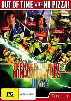 Teenage Mutant Ninja Turtles 3 - Turtles In Time (DVD 2015) - R4 • $9.95