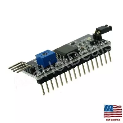 SMD IIC/I2C/TWI Serial Interface Board Module Port For Arduino 1602 LCD Display • $8.99