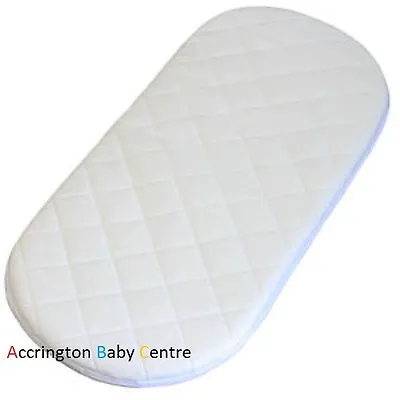 Quilted Breathable Pram Mattress Fits Mamas & Papas Sola Carrycot Pram • £15.89