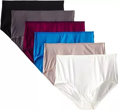 Fruit Of The Loom  Women's Microfiber Briefs 6 Pack • $14.26