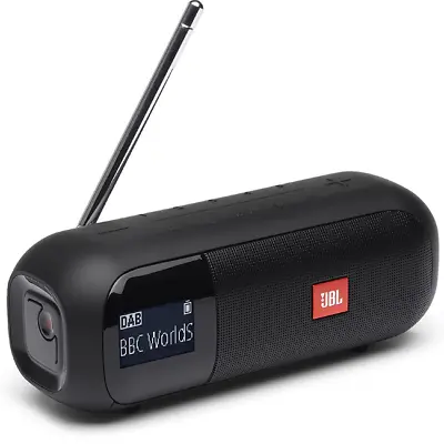 £69.95 • Buy Jbl Tuner 2 Portable Radio Bluetooth Speaker Dab & Fm 12 Hours Battery - Black