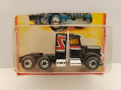 1982 Matchbox Lesney MB43 Peterbilt Conventional HTF Tampo #43 New On Cut Card • $11.49