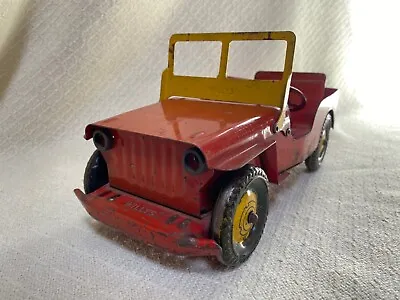 1940's Marx Pressed Steel Willys Jeep - Original - Some Minor Wear  • $118