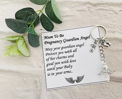 Mum To Be Pregnancy Guardian Angel Gift Baby Shower Gift Protection Mum To Be • £3.99