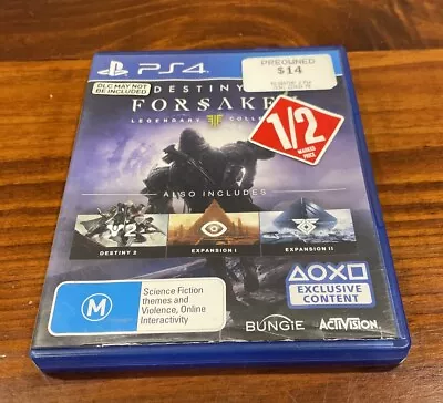 Destiny 2 Forsaken (PlayStation 4 / PS4) Preowned • $12