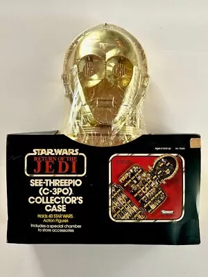 Star Wars See Threepio Collectors Case Kenner 1983 C-3PO NEW SEALED WITH BOX • $101